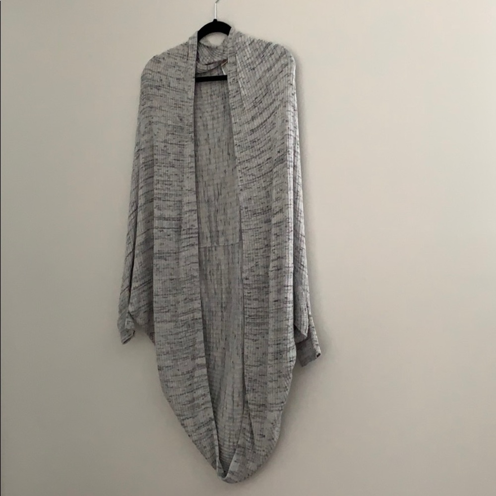 Grey batwing cardigan